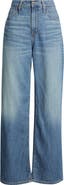 Madewell Airy Denim The Perfect Vintage High Waist Wide Leg Jeans