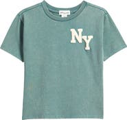 MILES THE LABEL Kids' NY Puff Print T-Shirt