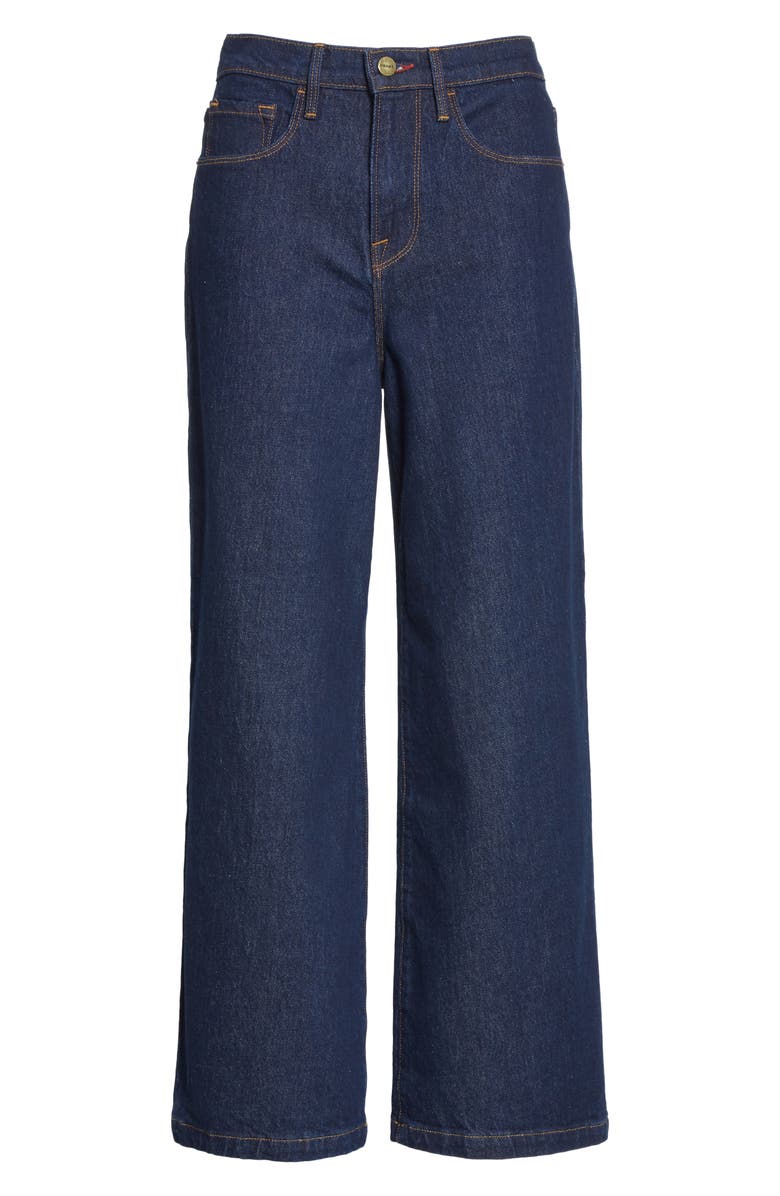 FRAME Ali High Waist Crop Wide Leg Jeans, Alternate, color,