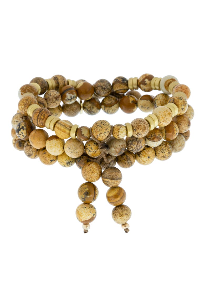Mala Convertible Necklace, Main, color, PICTURE JASPER