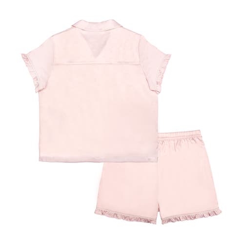 Dearfoams I Do Bridal Short Pajama Set In Pink