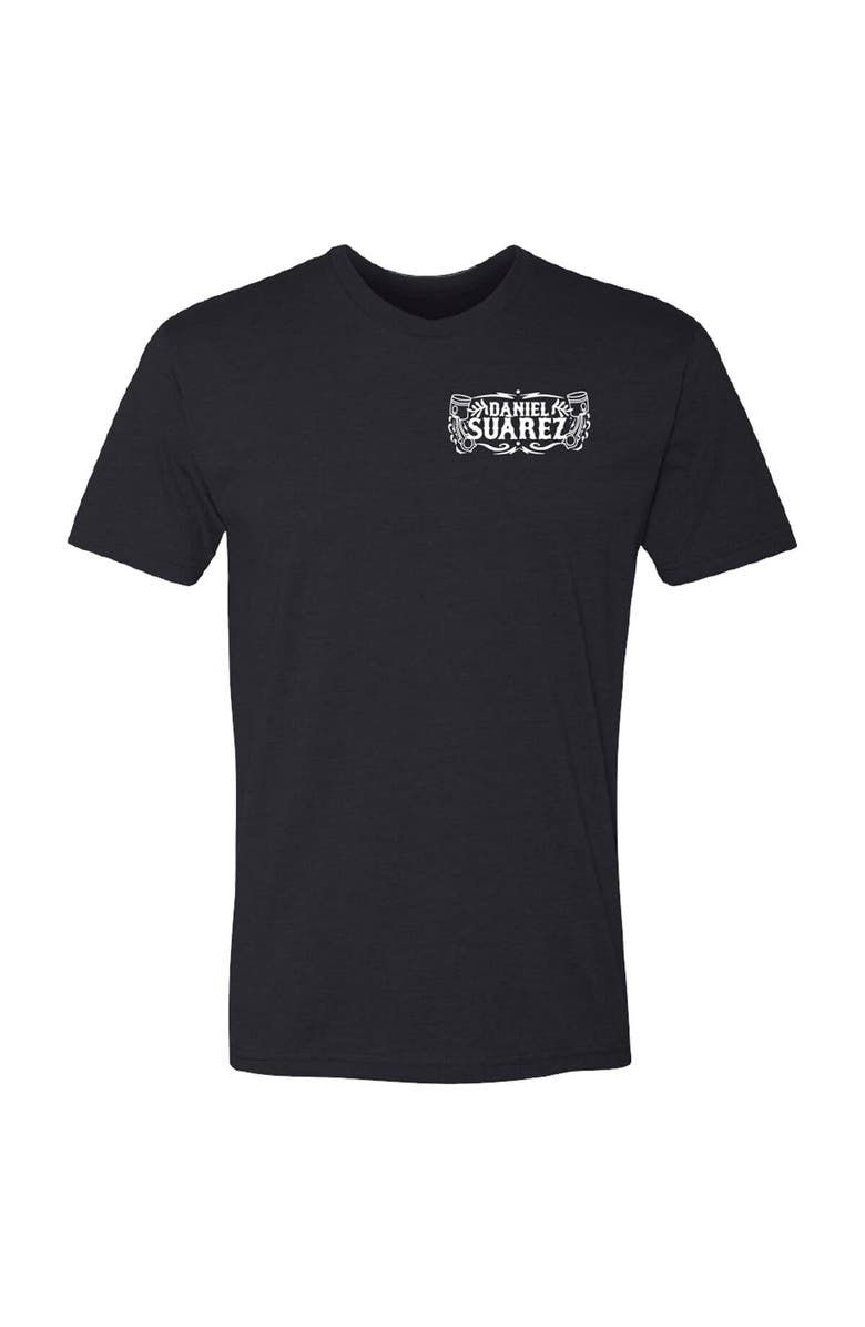 Trackhouse Racing Team Collection Men's Trackhouse Racing Team Collection  Black Daniel Suarez Name Crest T-Shirt, Alternate, color, Black