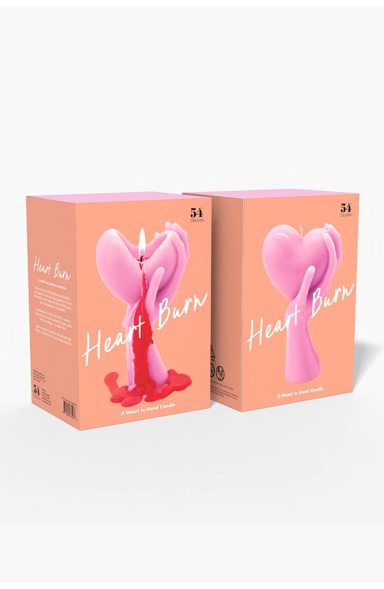 54Celsius Heart Burn Candle, Alternate, color, Pink