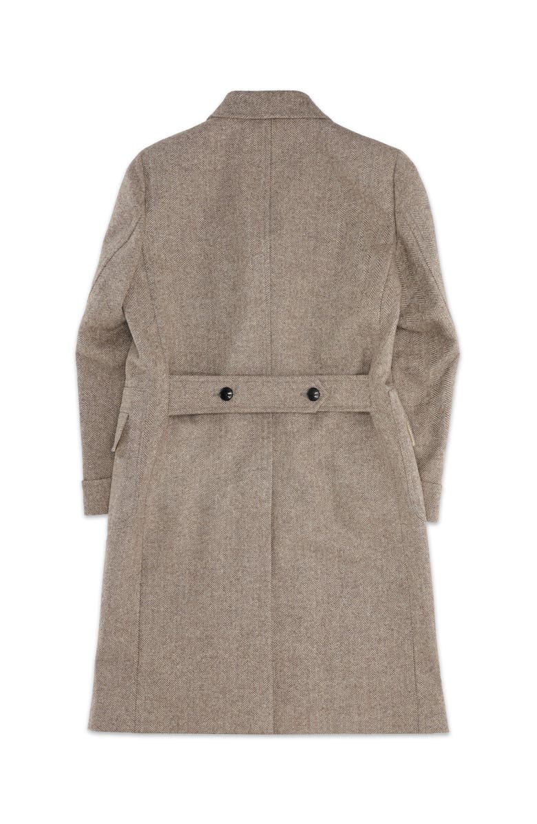 Fortela Double Breasted Bogart Coat, Alternate, color, Beige