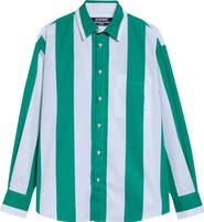 Jacquemus La Chemise Camargue Stripe Button-Up Shirt