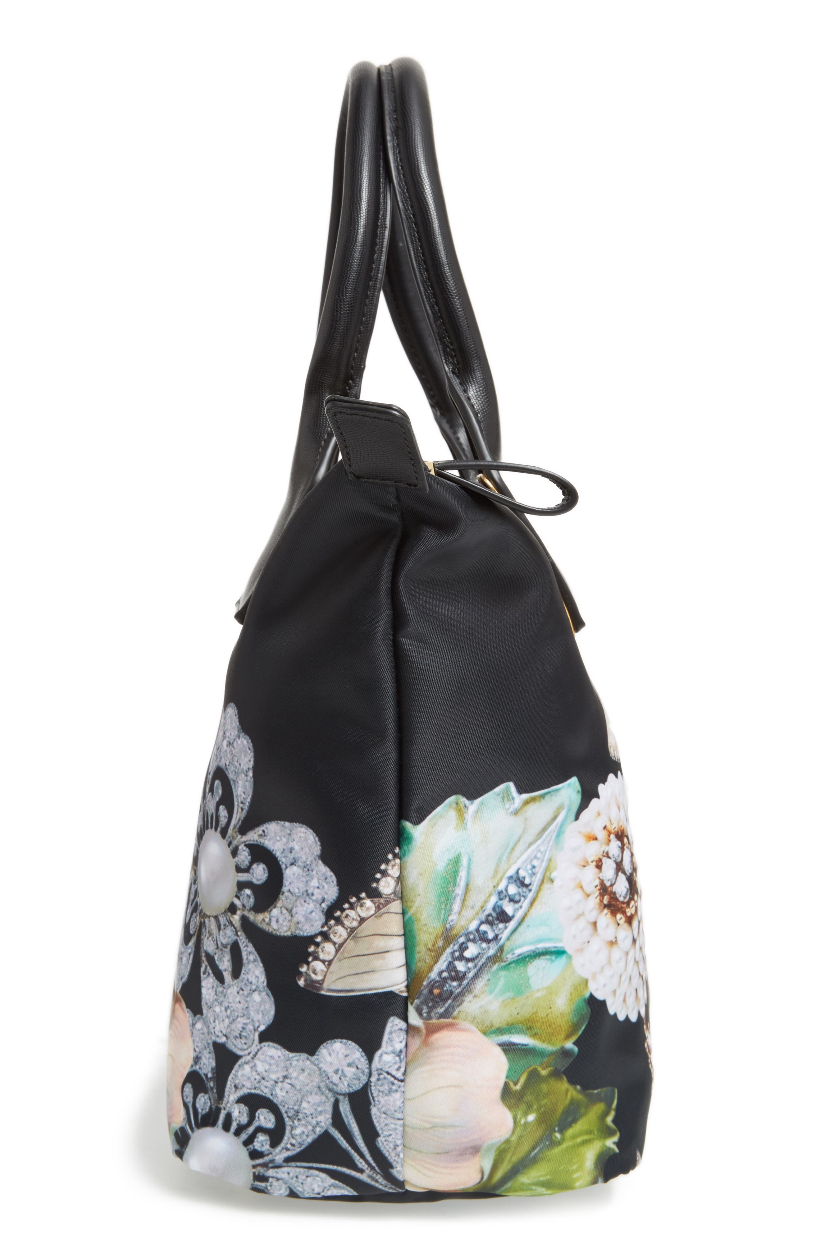 Ted Baker London Small Gem Gardens Nylon Tote, Alternate, color, 