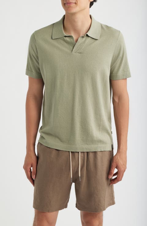 Ryan 6311 Cotton & Linen Johnny Collar Polo