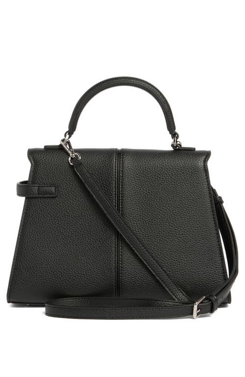 Jw Pei Large Elise Faux Leather Top Handle Bag In Black