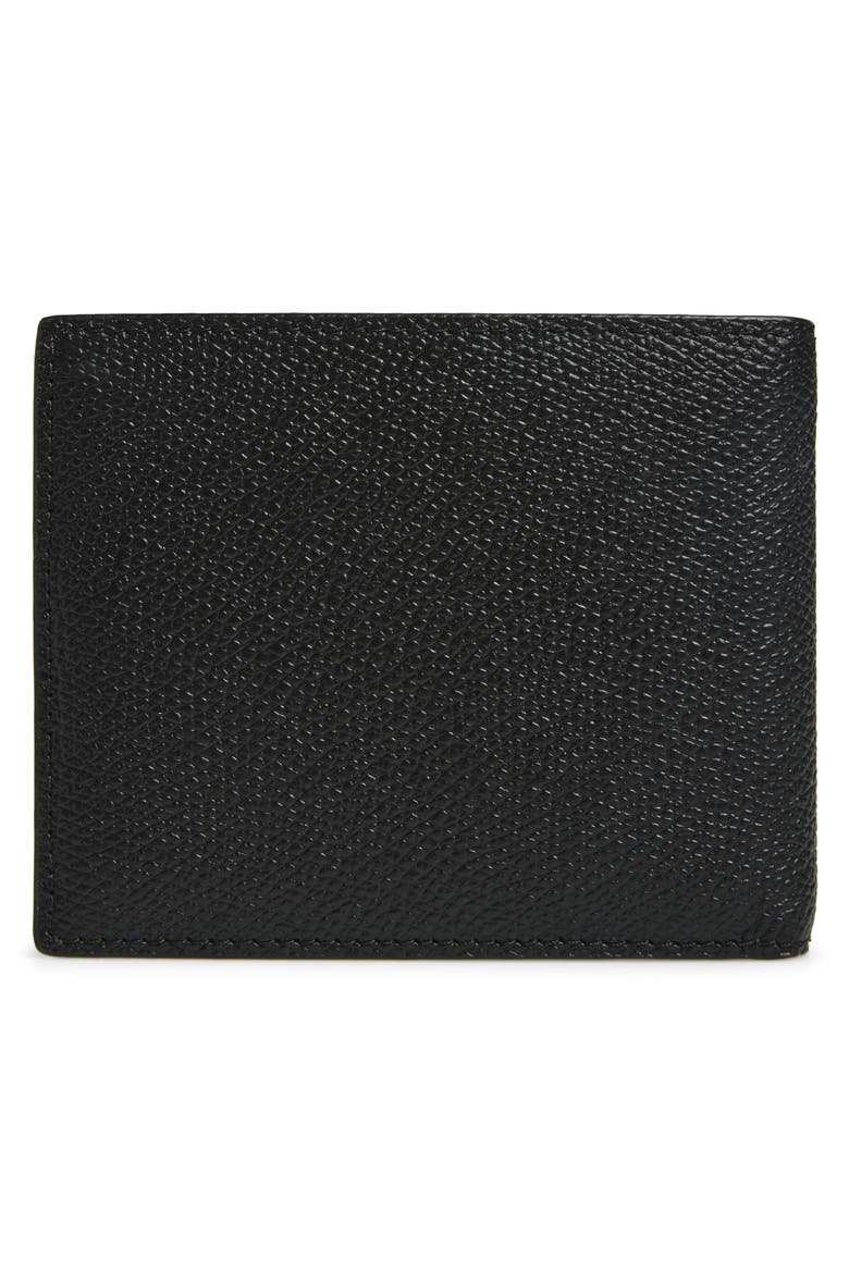VLOGO Signature Bifold Leather Wallet, Alternate, color, BLACK