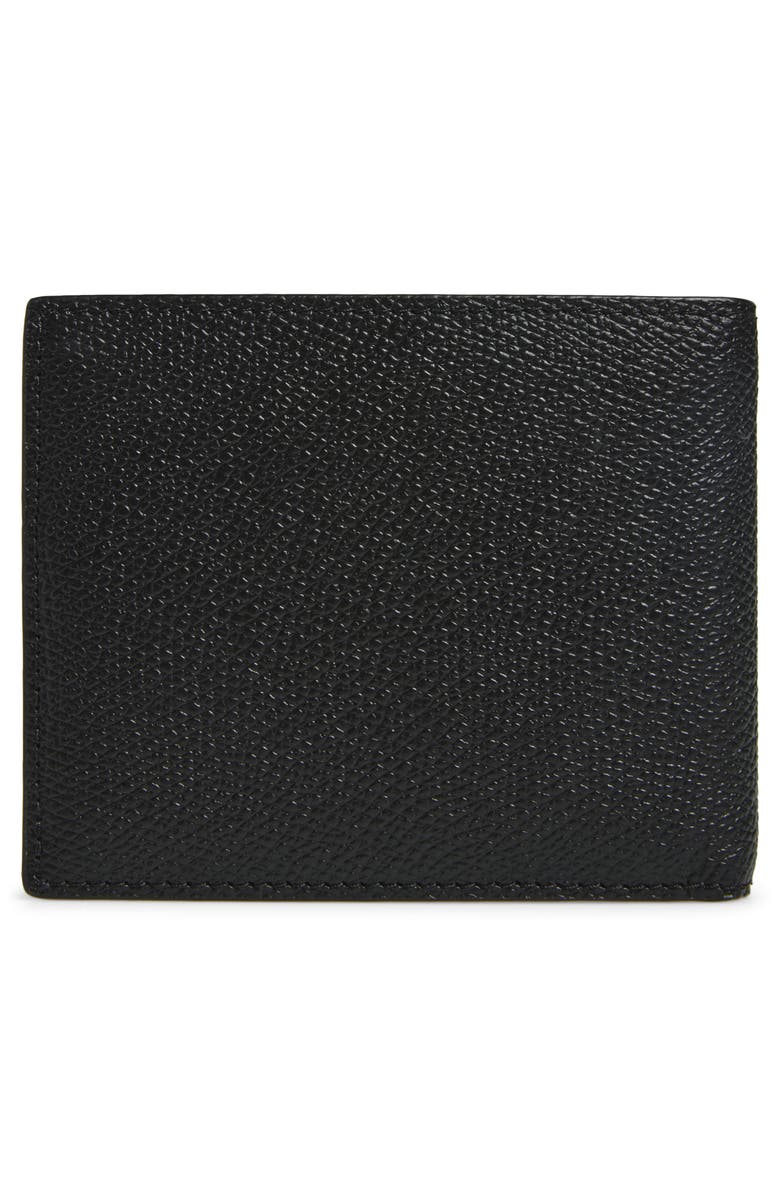 Valentino Garavani VLOGO Signature Bifold Leather Wallet, Alternate, color, Black