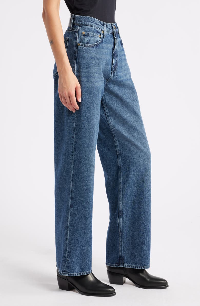 rag & bone Shea High Rise Relaxed Straight Leg Jeans, Alternate, color, Adeline