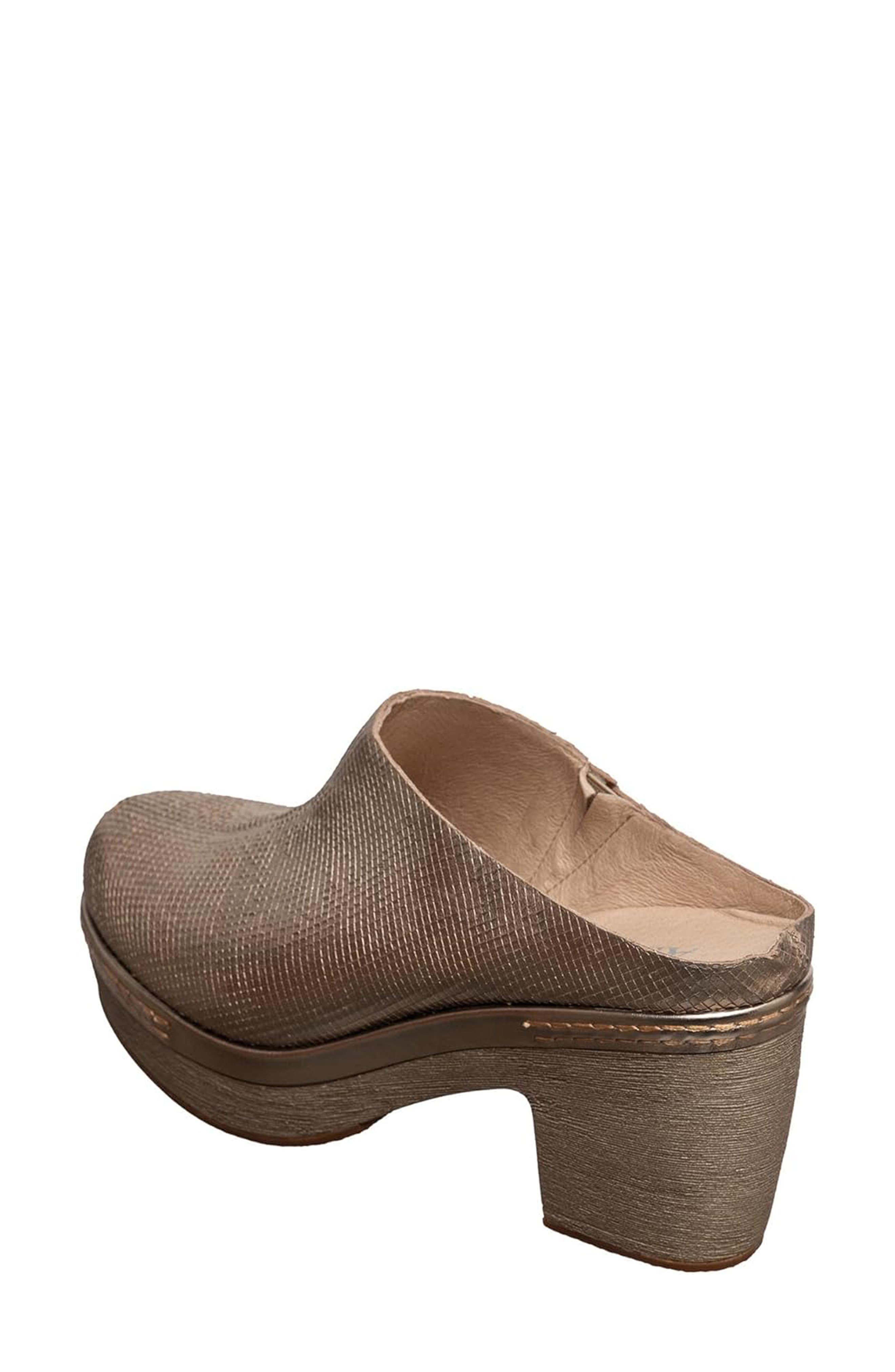 ANTELOPE Safi Platform Clog, Alternate, color, Gold