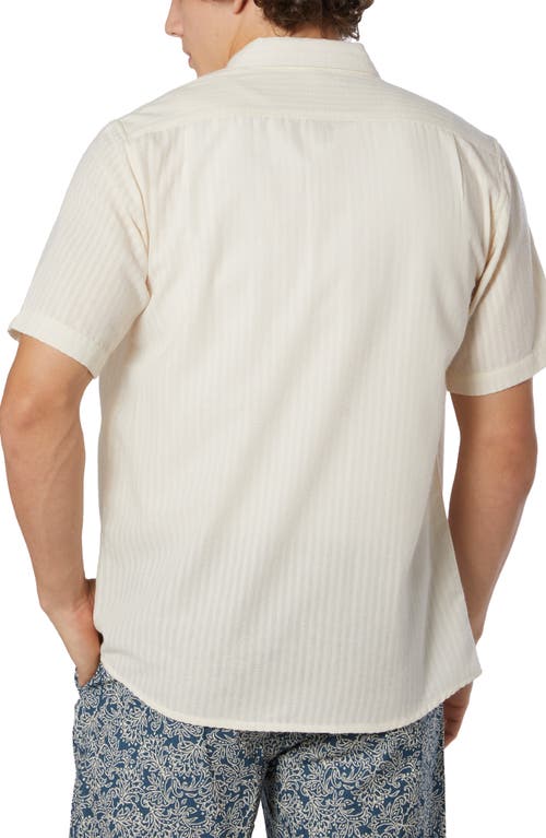 Ezekiel Harbor Short Sleeve Button-down Shirt In Bone
