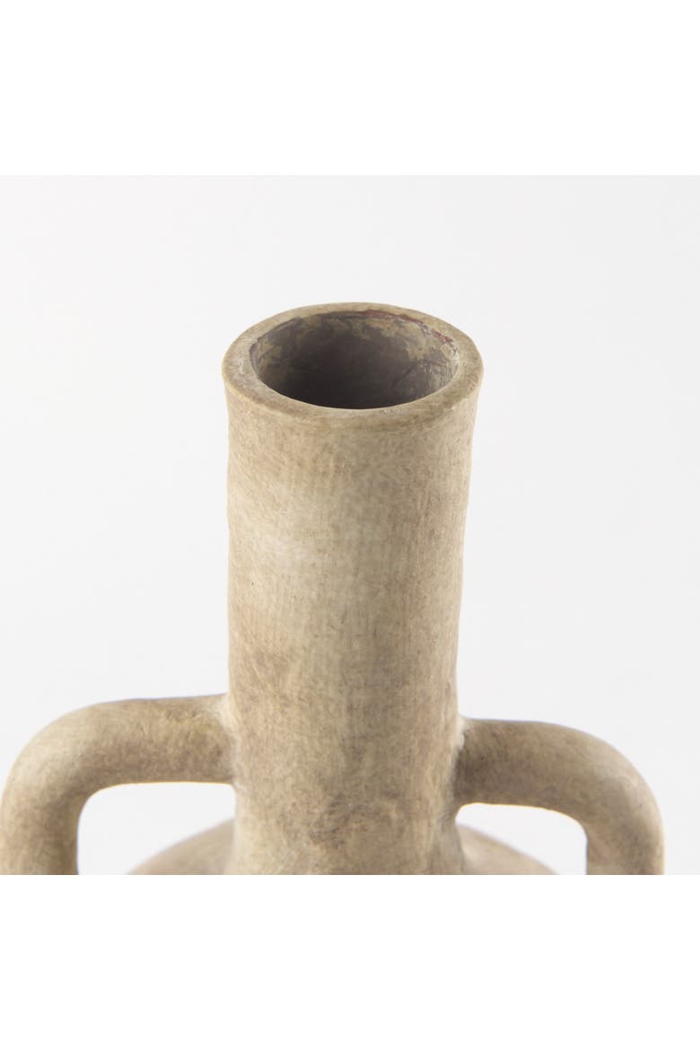 Zenni Ceramic Vase, Alternate, color, Beige