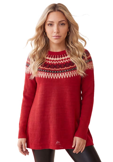 Fair Isle Pullover Sweater