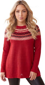 Roaman's Fair Isle Pullover Sweater