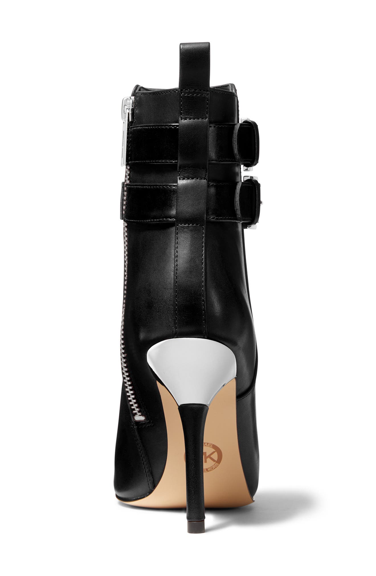 MICHAEL Michael Kors Amal Pointed Toe Buckle Bootie, Alternate, color, 