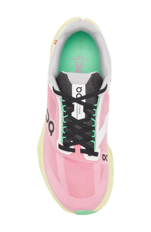 On Cloudsurfer Next Sneakers In Pink/limelight