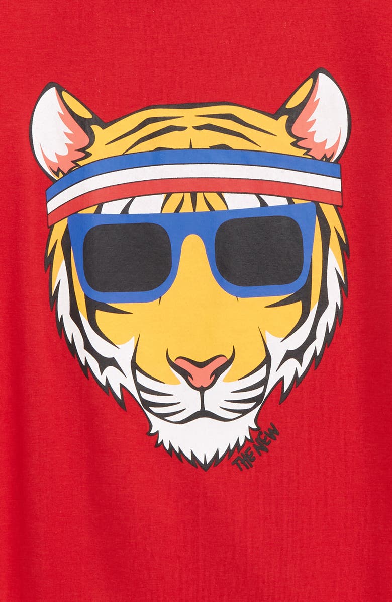 THE NEW Kids' Diego Tiger Organic Cotton Blend Graphic Tee, Alternate, color,