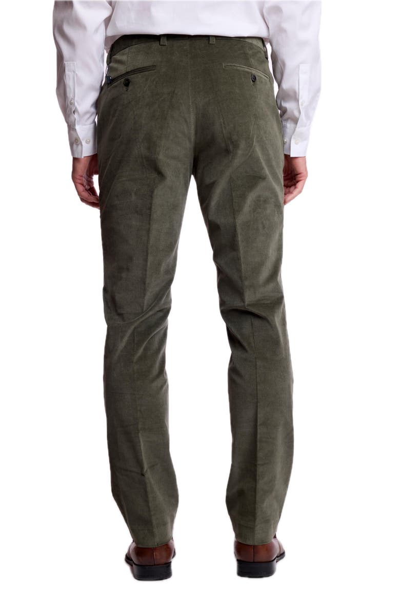 Downing Slim Fit Stretch Cotton Pants, Alternate, color, DARK SAGE