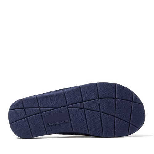 Shop Dearfoams Mickey Terry Adjustable Shower Slide Slipper In Multi