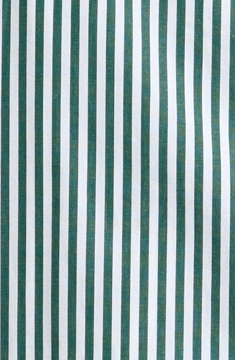 Polo Ralph Lauren Kids' Stripe Cotton Oxford Cloth Button-Down Shirt, Alternate, color, New Forest White