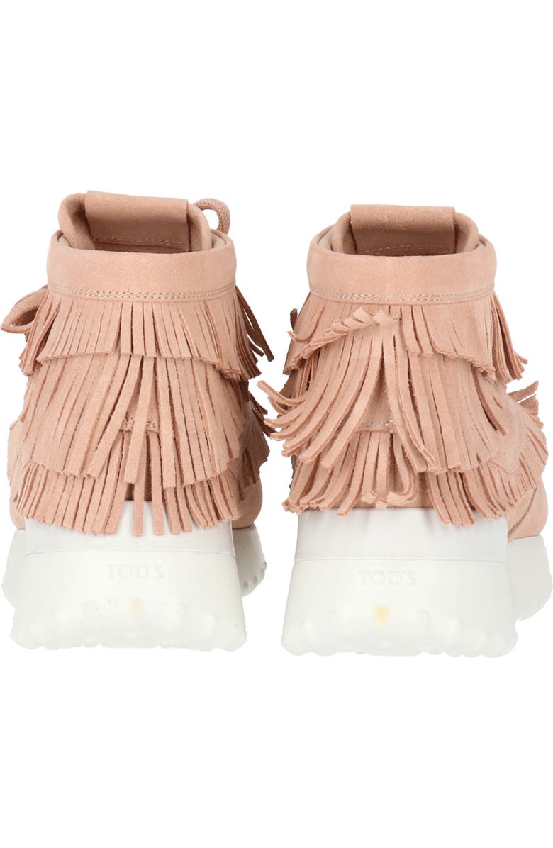 Tod's Fringe Perforated Sneaker, Alternate, color,