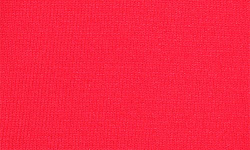 Isaac Mizrahi New York Mock Neck Short Sleeve Sweater In Red