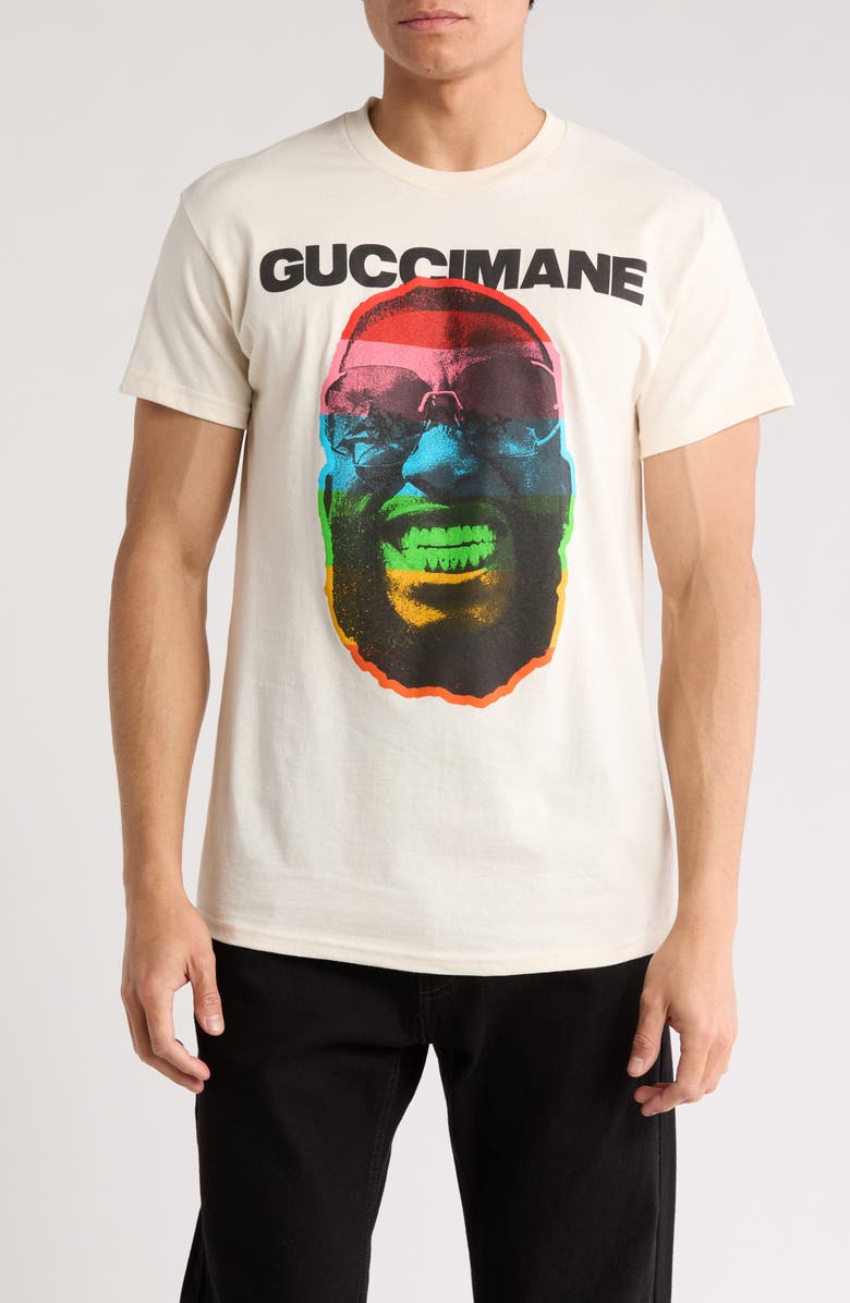 TRUST THE UNIVERSE Gucci Mane Cotton Graphic T-Shirt, Main, color,