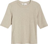 FRAME The Heather Stretch Modal Rib Top