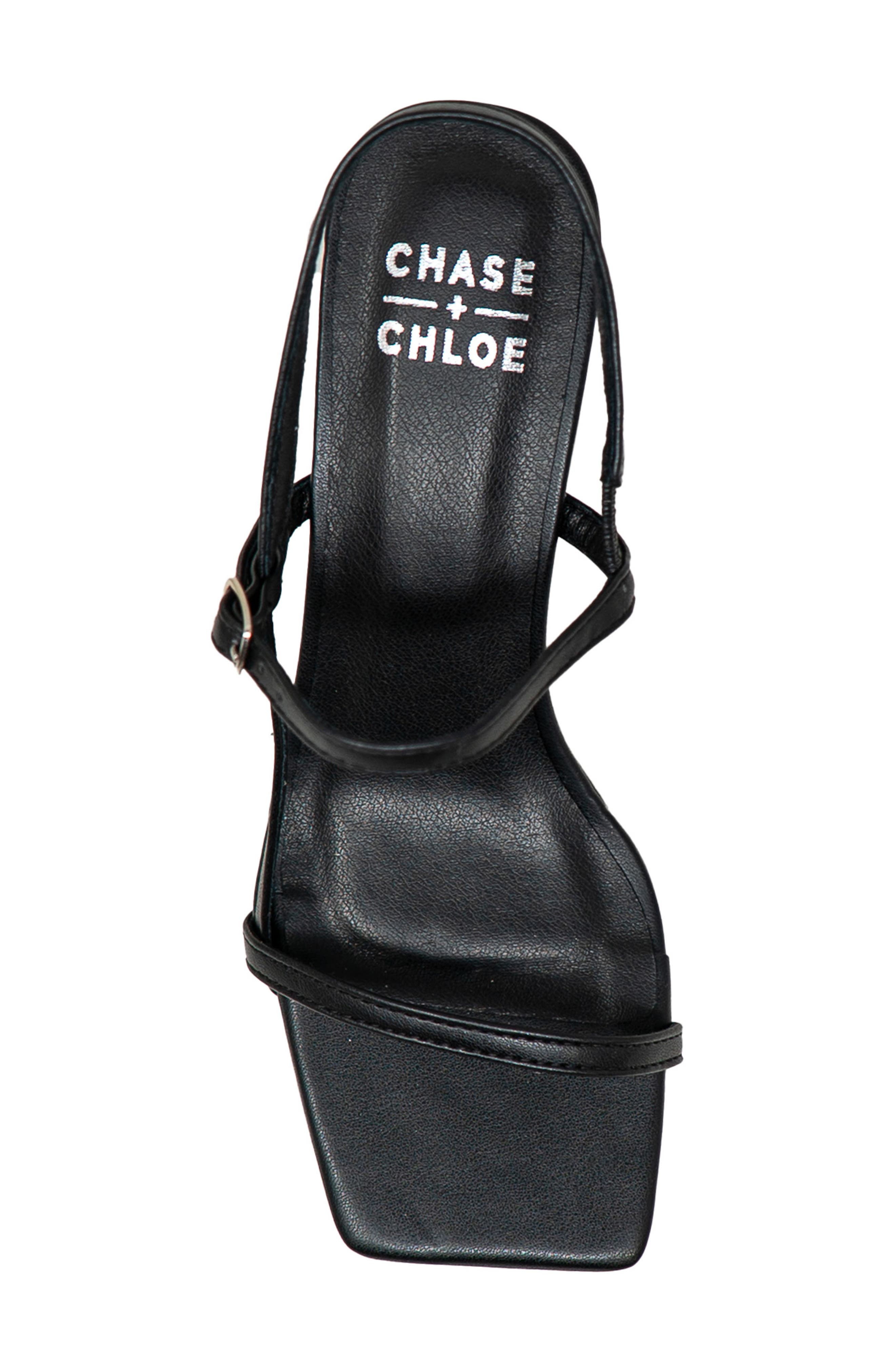 CHASE AND CHLOE Maple Slingback Block Heel Sandal, Alternate, color, 