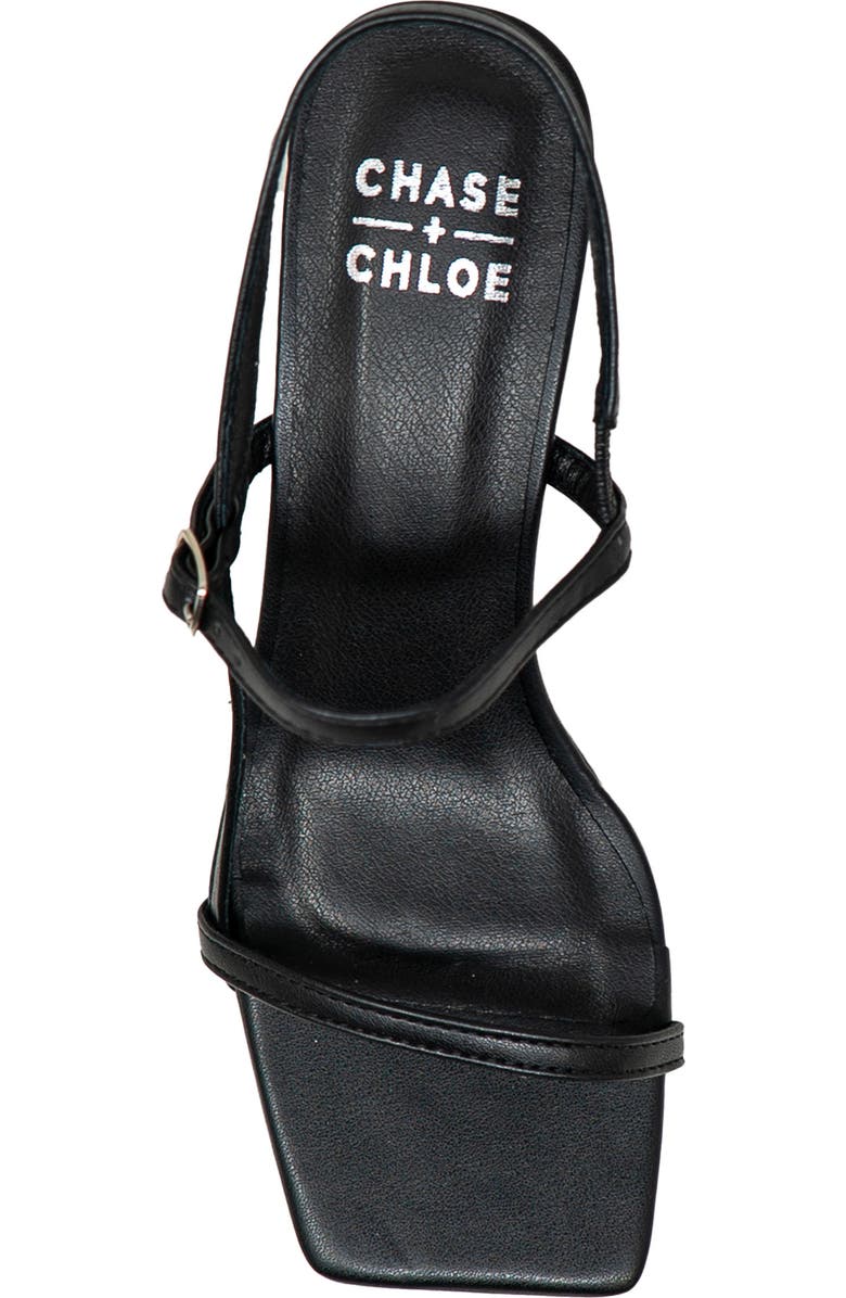 CHASE AND CHLOE Maple Slingback Block Heel Sandal, Alternate, color,