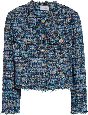 eyeye★大人気 JUNE STITCH TWEED JACKET_2色 St. John Collection Eyelash Tweed Jacket | Nordstrom