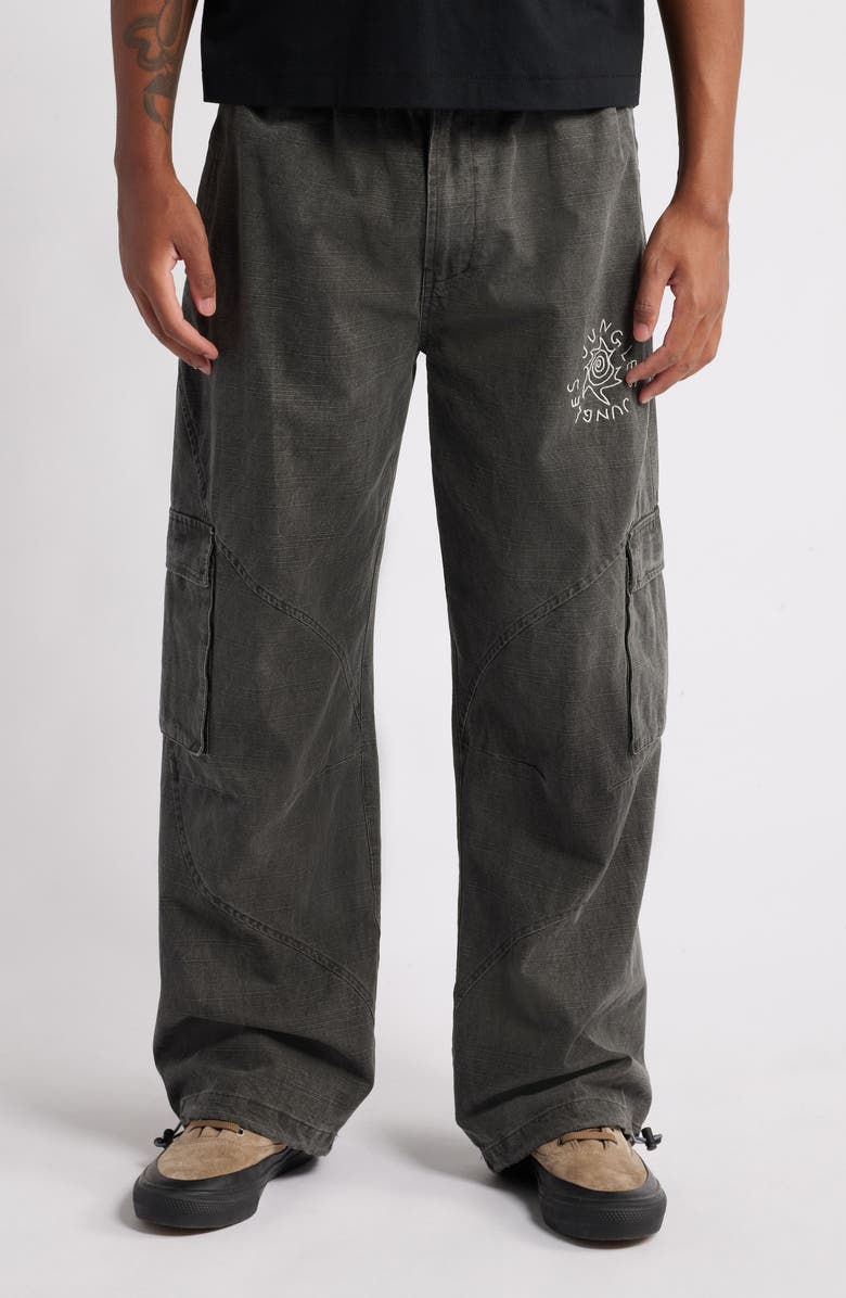 JUNGLES Relaxed Cotton Ripstop Cargo Pants, Main, color, 
