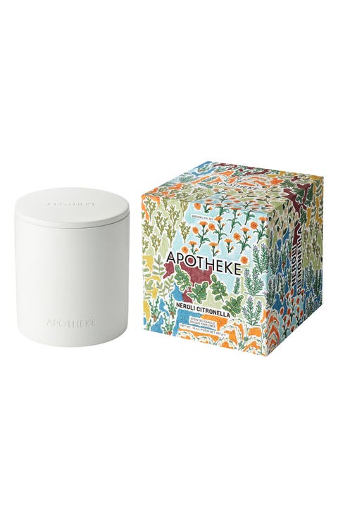 Neroli Citronella Two-Wick Concrete Scented Candle with Lid