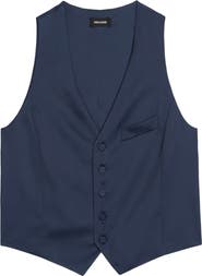 Zadig & Voltaire Emaux Sleeveless Satin Top