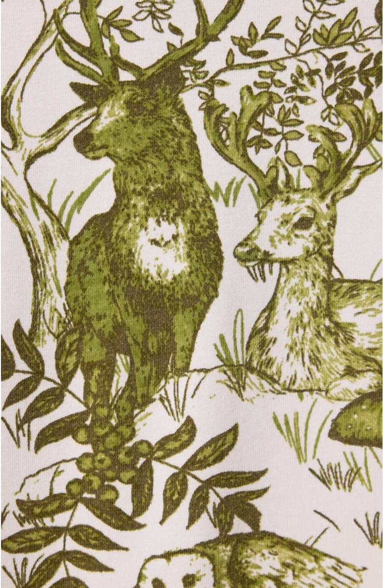 The Cat's Pajamas Pima Knit Night Shirt Conversational, Alternate, color, Woodside