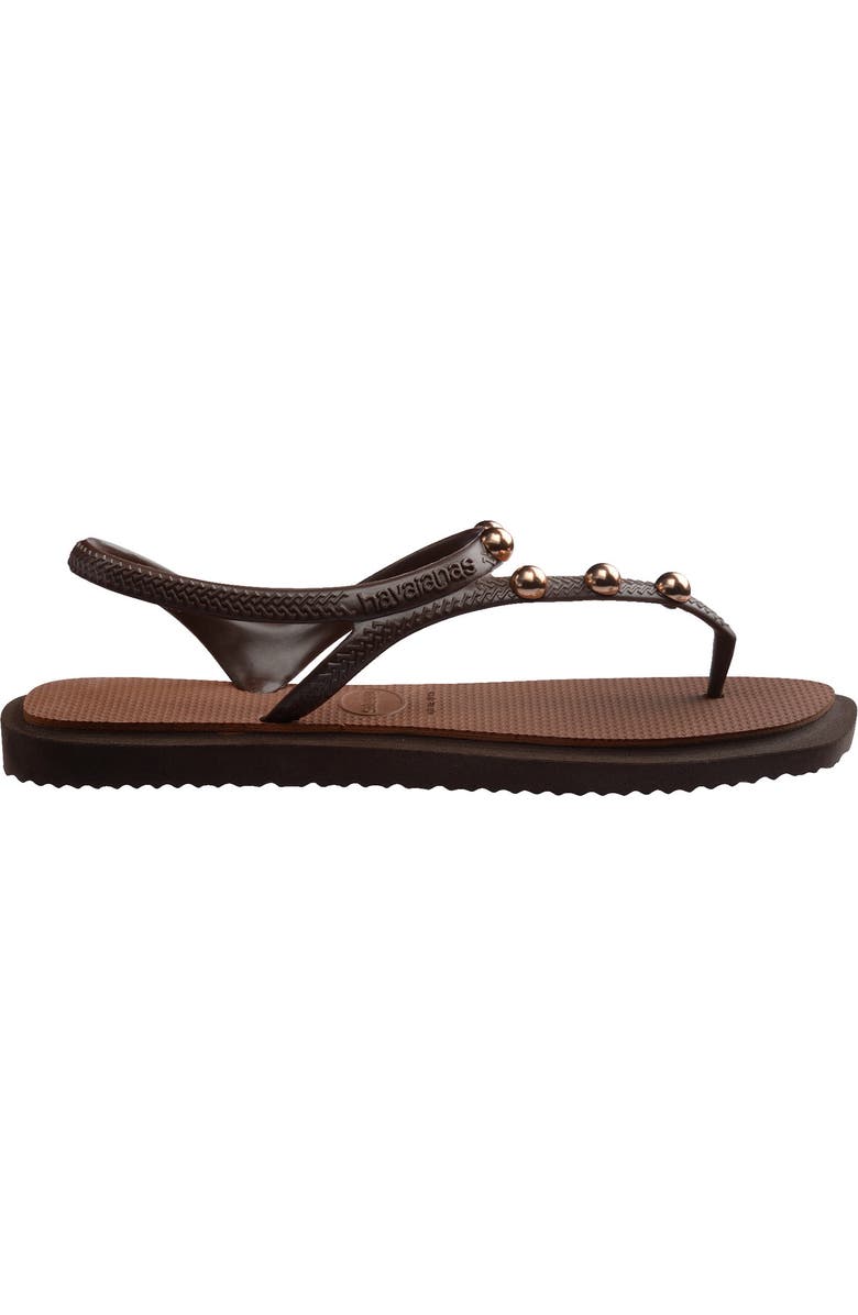Havaianas Flash Fusion Sandal, Alternate, color, Coffee/ Rust