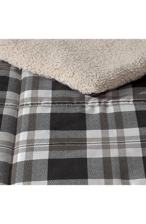 Nautica Lewes Reversible Comforter & Sham Set In Grey/beige
