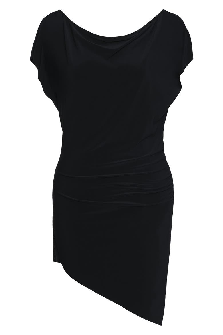 Off the Shoulder Cover-Up Dress, Alternate, color, BLACK