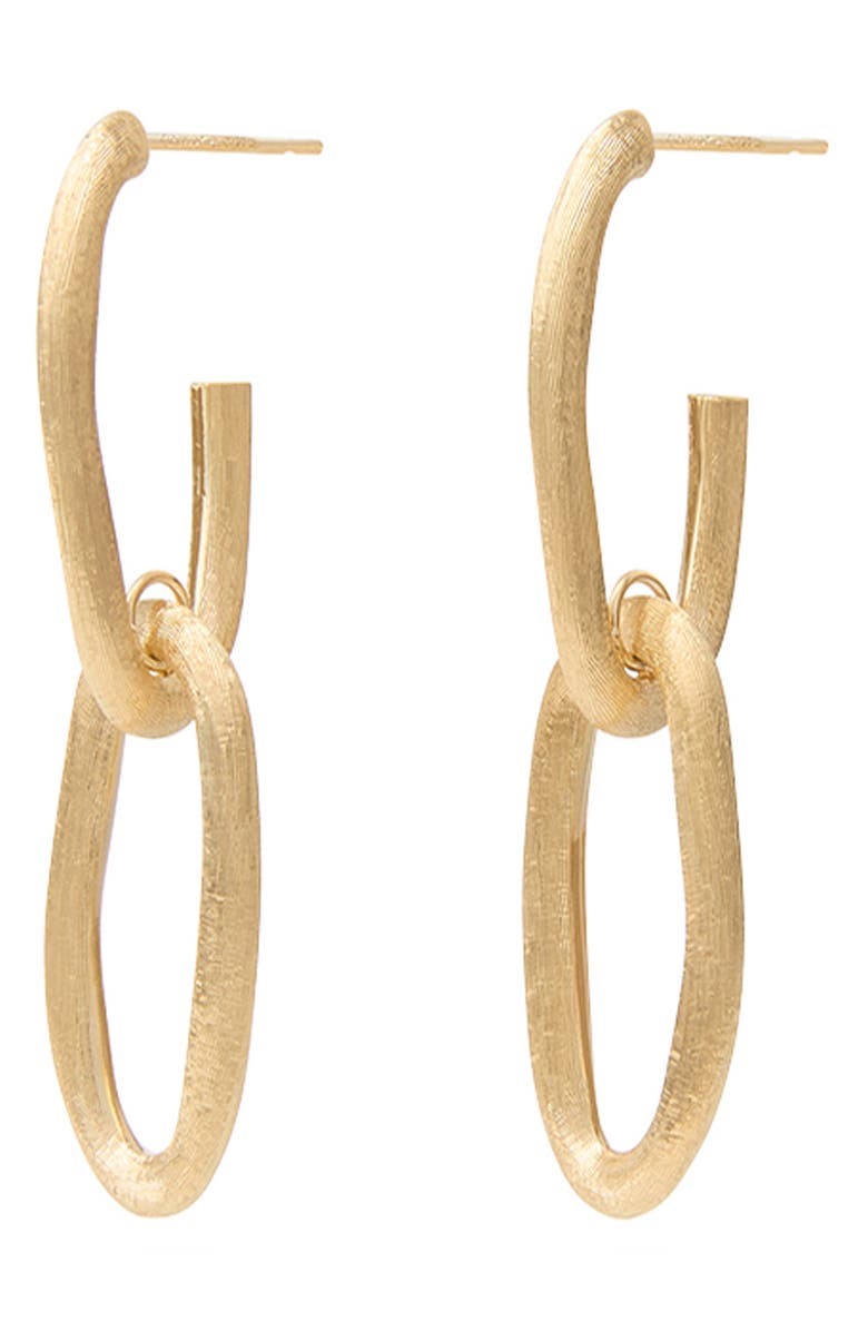 Marco Bicego Jaipur Double Link Earrings, Alternate, color, Yellow Gold