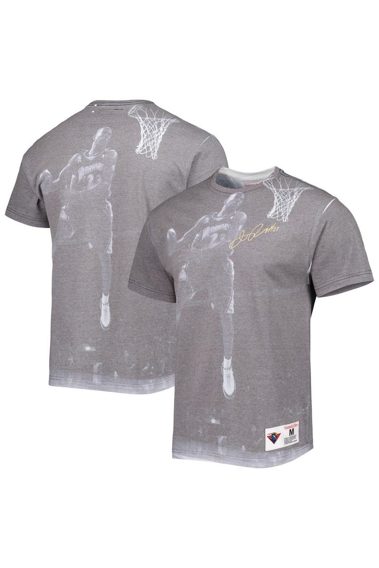 Men's Mitchell & Ness Jason Richardson Heather Gray Golden State Warriors Above The Rim T-Shirt, Main, color, Gray