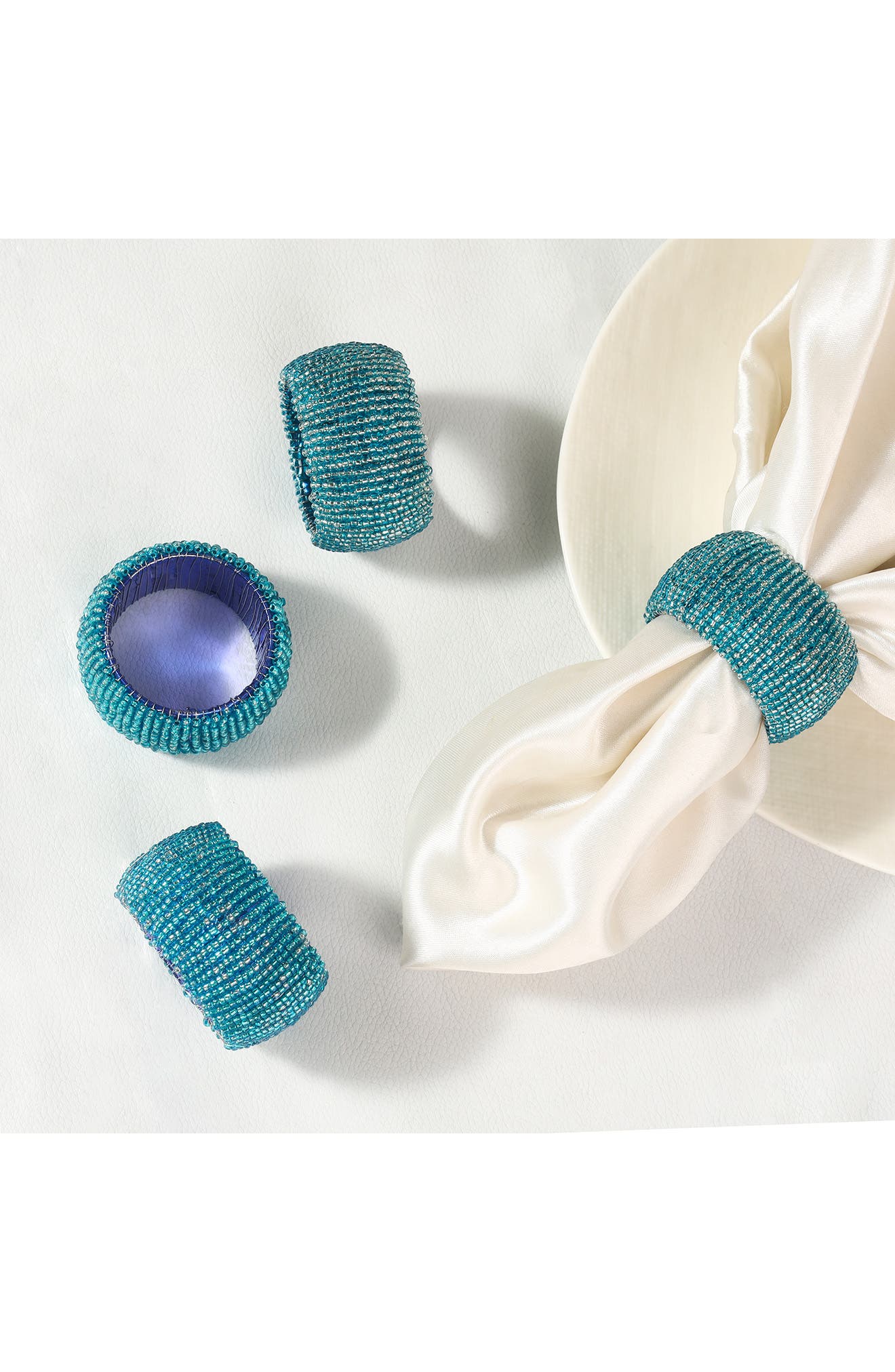 Tiramisu Radiant 4-Pack Napkin Rings | Nordstromrack