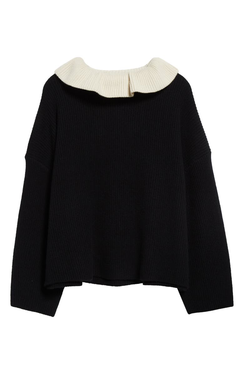 Altuzarra Zoppez Layered Mock Neck Cashmere Sweater, Alternate, color, 