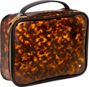 Claire Miami Clearly Tortoise Jumbo Makeup Case