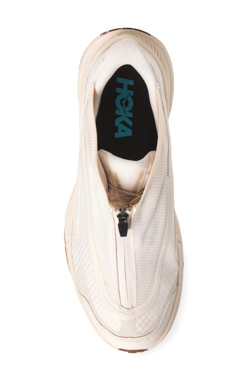 Shop Hoka Gender Inclusive Project Transport Zip Sneaker In Alabaster/oatmeal
