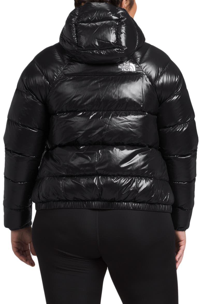 Hydrenalite 600 Fill Power Down Hooded Jacket, Alternate, color, TNF BLACK SHINE