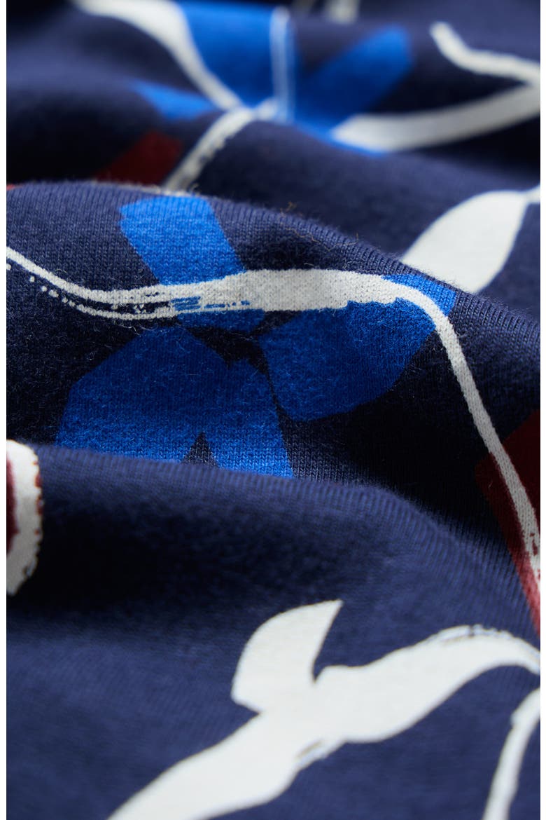 Emily Abstract Print Dress, Alternate, color, KESTREL FLIGHT MARITIME