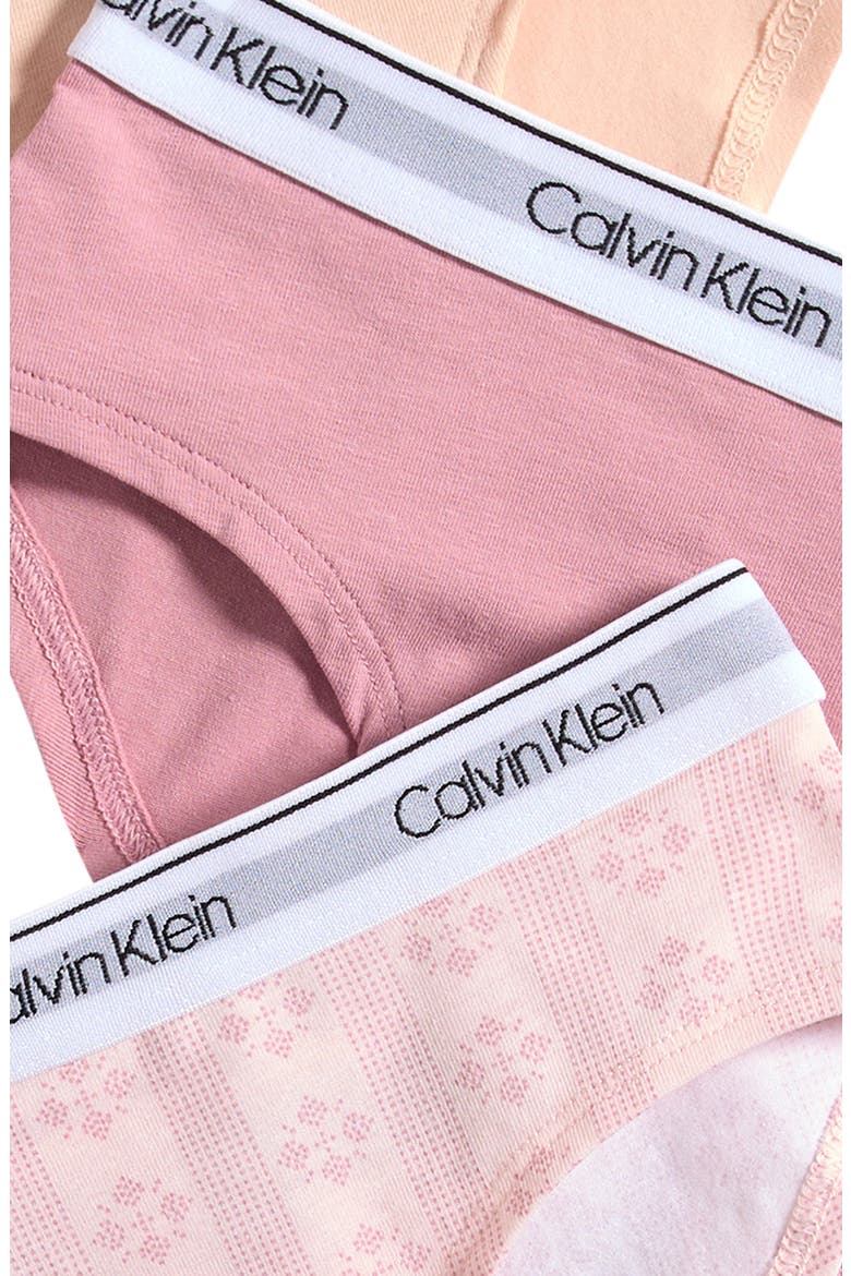 Kids' 3-Pack Hipster Briefs, Alternate, color, PINK PEACH