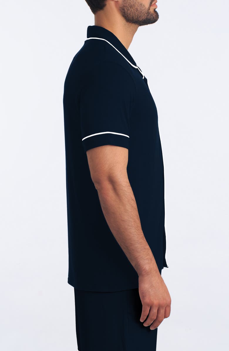 Jared Lang Short Sleeve Shirt & Short Pajama Set, Alternate, color, 